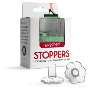 GoGoHeel STOPPERS Heel Protectors - Stops Sinking into Grass (Small)